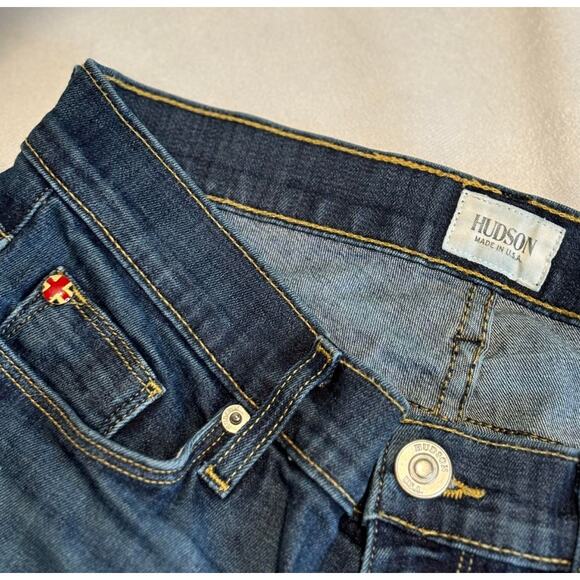Women's Hudson Colette Midrise Skinny Blue Jean 5 Pocket, Size 26, EUC - Picture 3 of 5